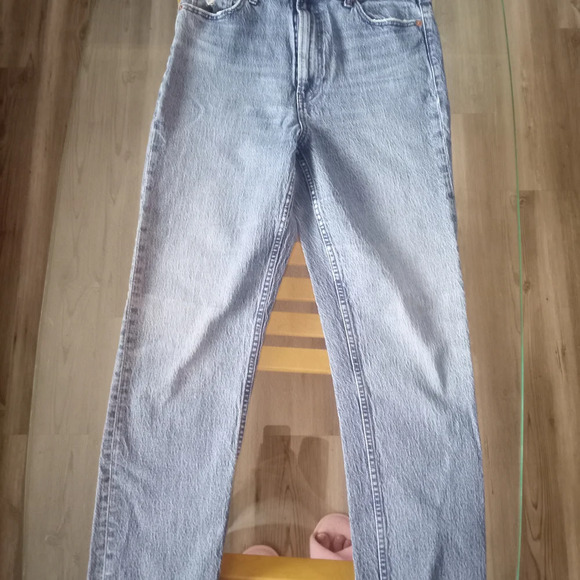 GAP Light Blue Cheeky Straight Leg High Sky Jeans - Picture 3 of 5
